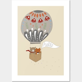 Hot Air Terrarium Posters and Art